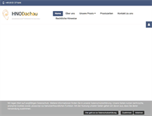 Tablet Screenshot of hno-dachau.de